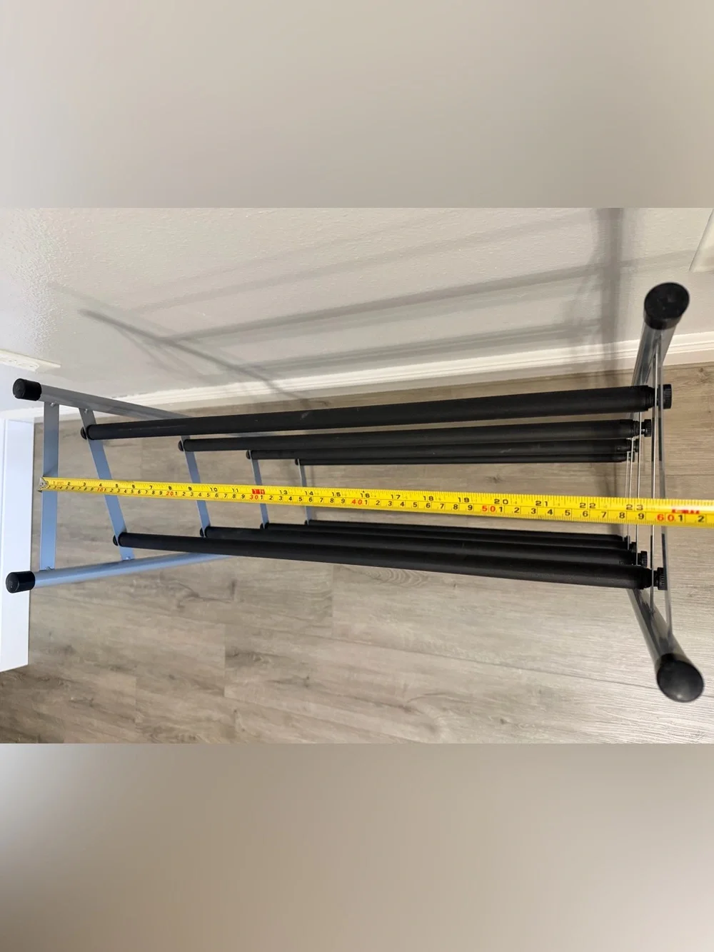 Mainstays Expandable 4-Tier Shoe Rack (23